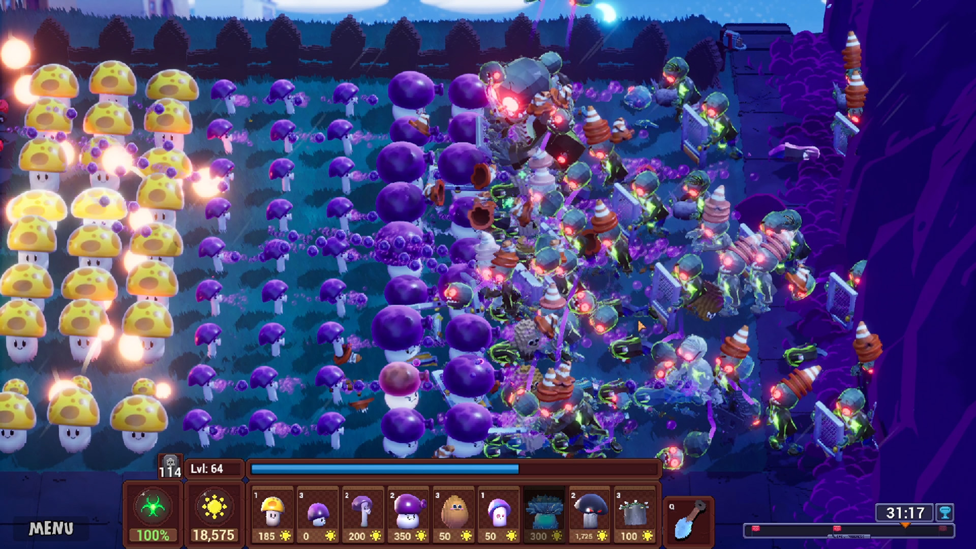 Screenshot 6 for Foliage vs Undead: Nighttime Survival Edition