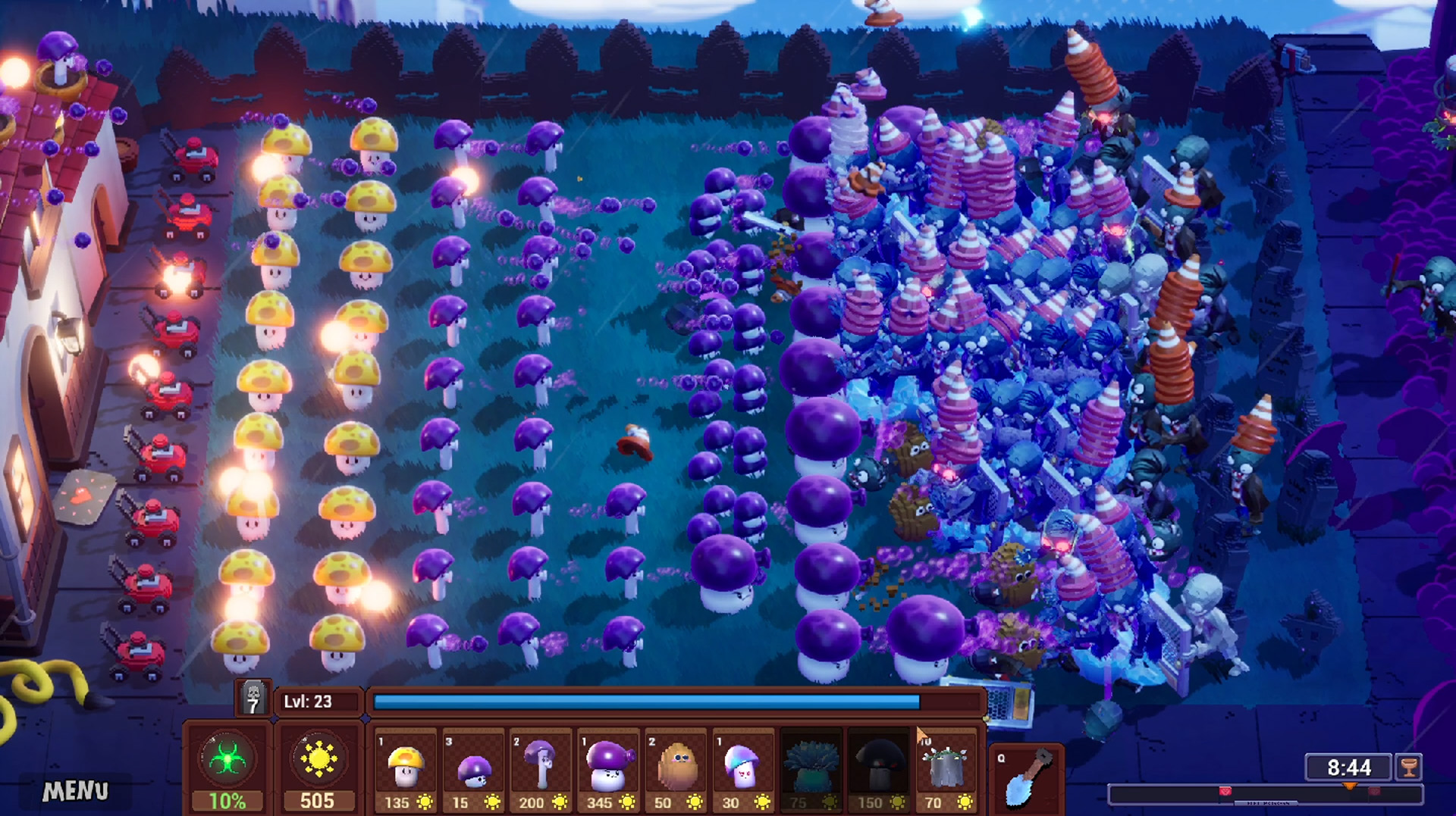 Screenshot 4 for Foliage vs Undead: Nighttime Survival Edition