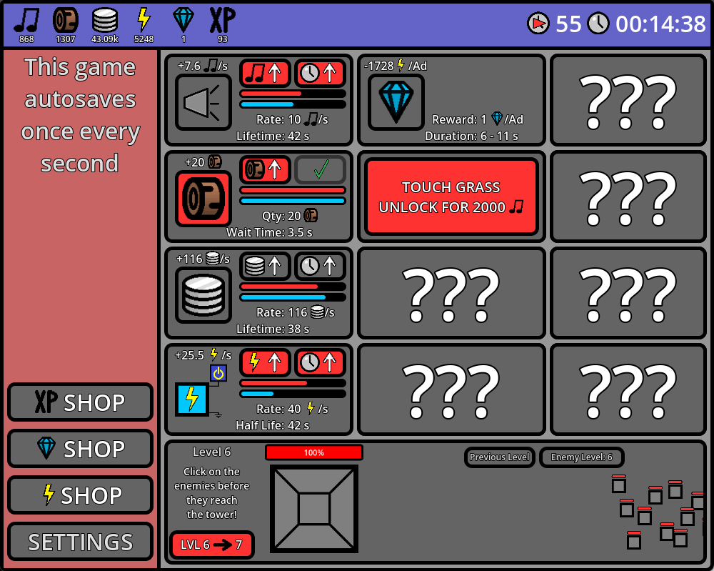 Screenshot 3 for Click to Begin and Touch Grass