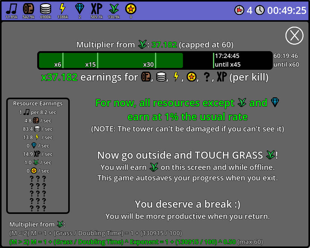 Screenshot 4 for Click to Begin and Touch Grass