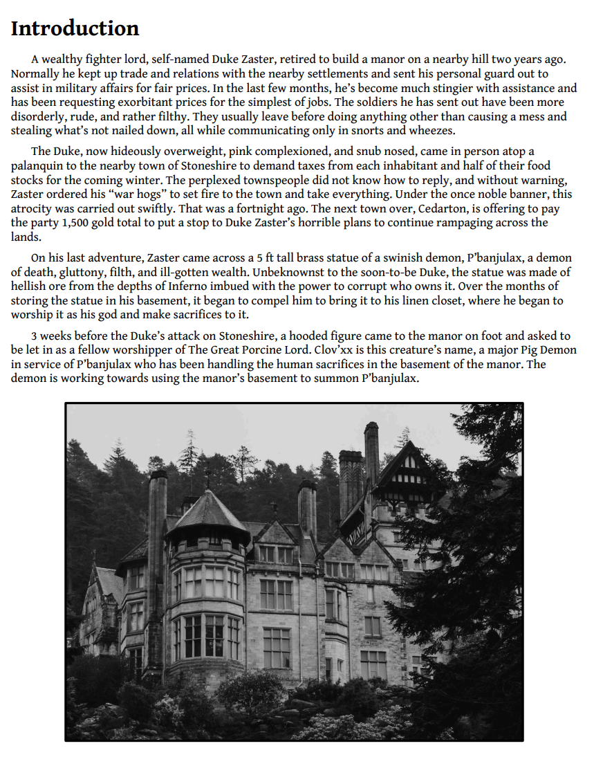Screenshot 3 for Manor of the Swine Duke