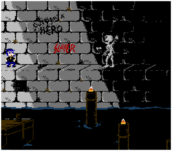 Screenshot 3 for Haunted: Halloween '86 - The Curse of Possum Hollow (NES)
