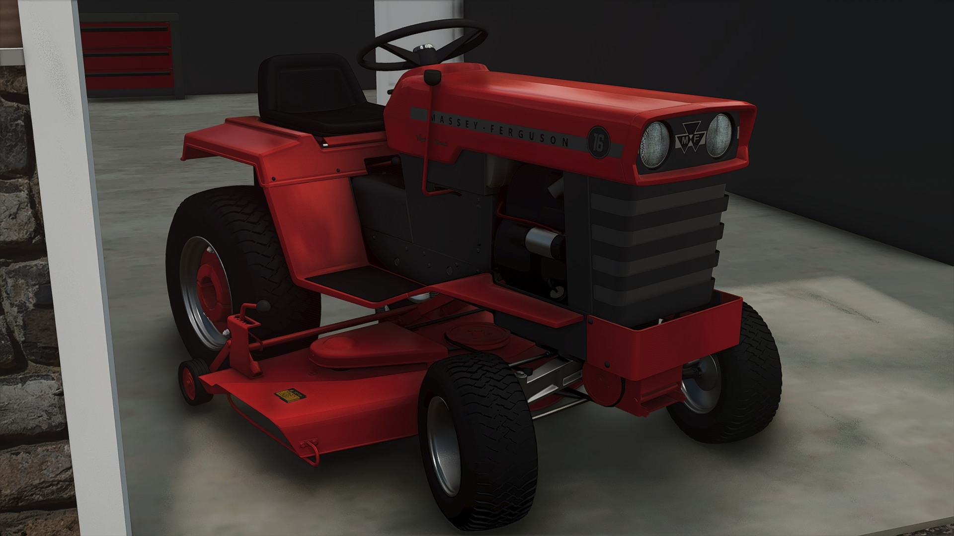 Screenshot 3 for FS25 - 1975 Massey Ferguson 16 Lawn Tractor