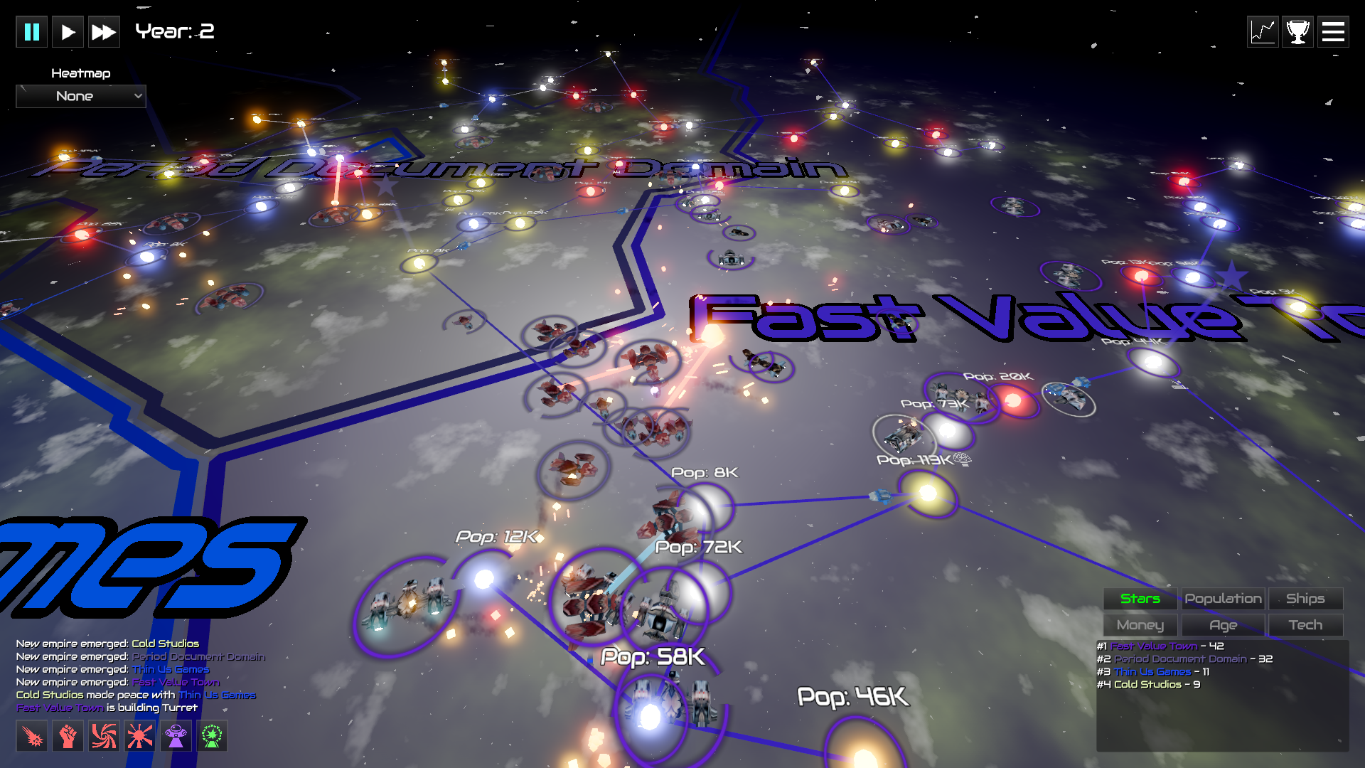 Screenshot 5 for GalactiWar - Empire Simulator