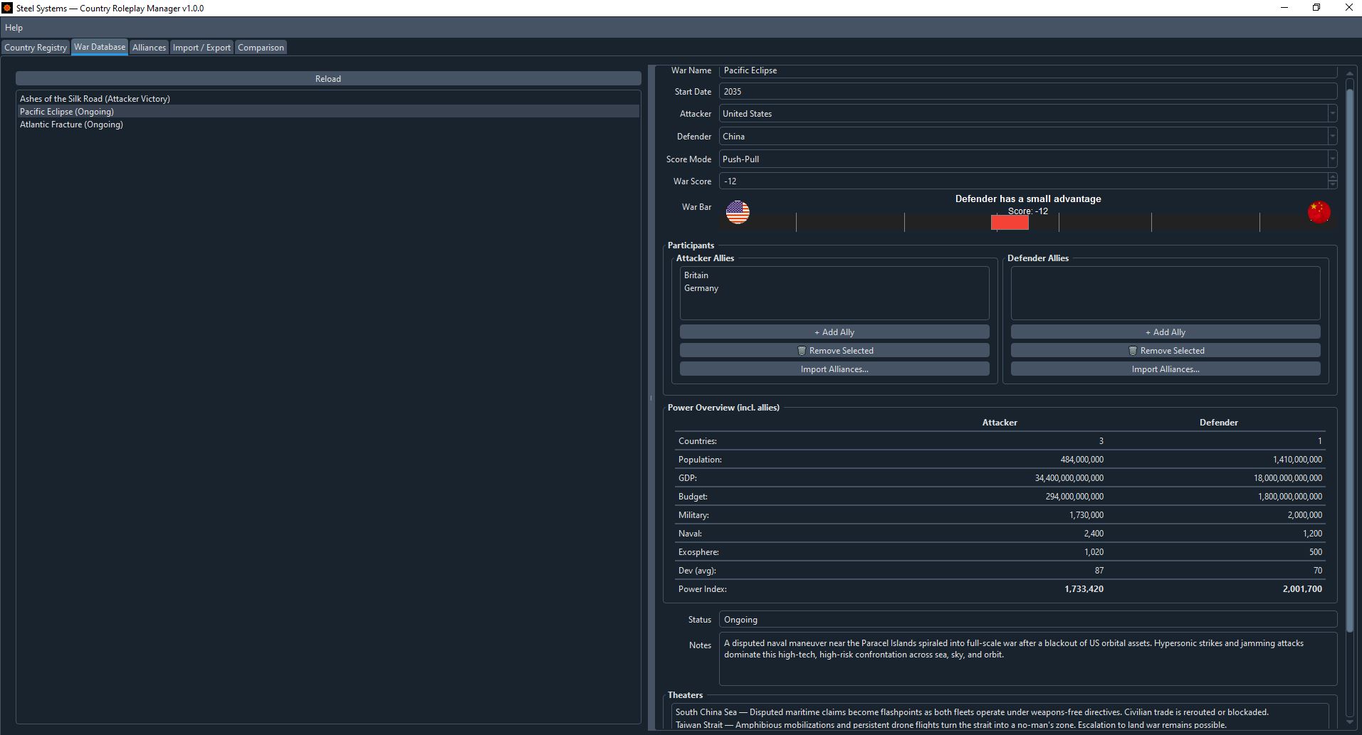 Screenshot 4 for Country Roleplay Manager