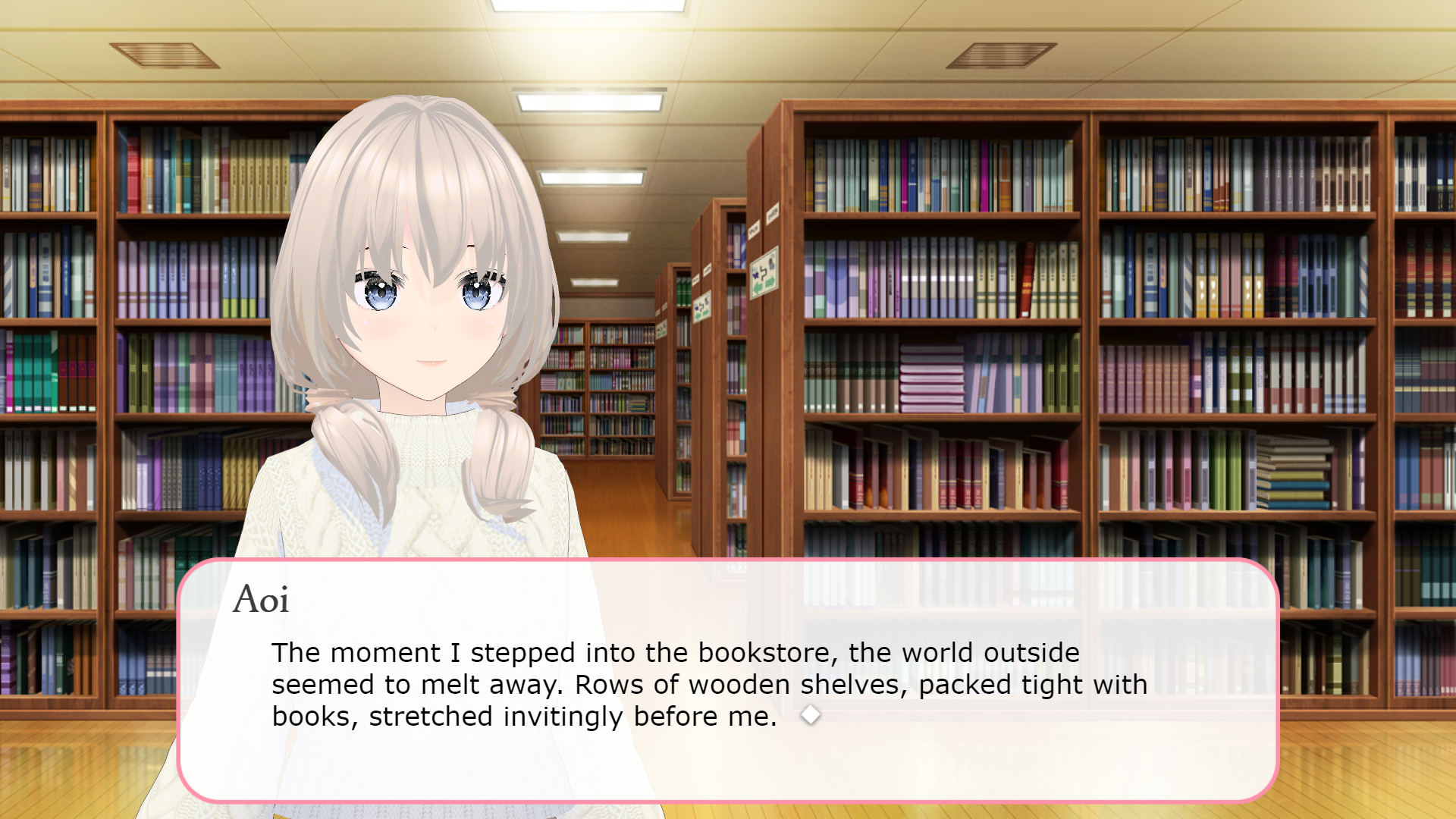 Screenshot 2 for A Sprinkle of Love - A Yuri Visual Novel