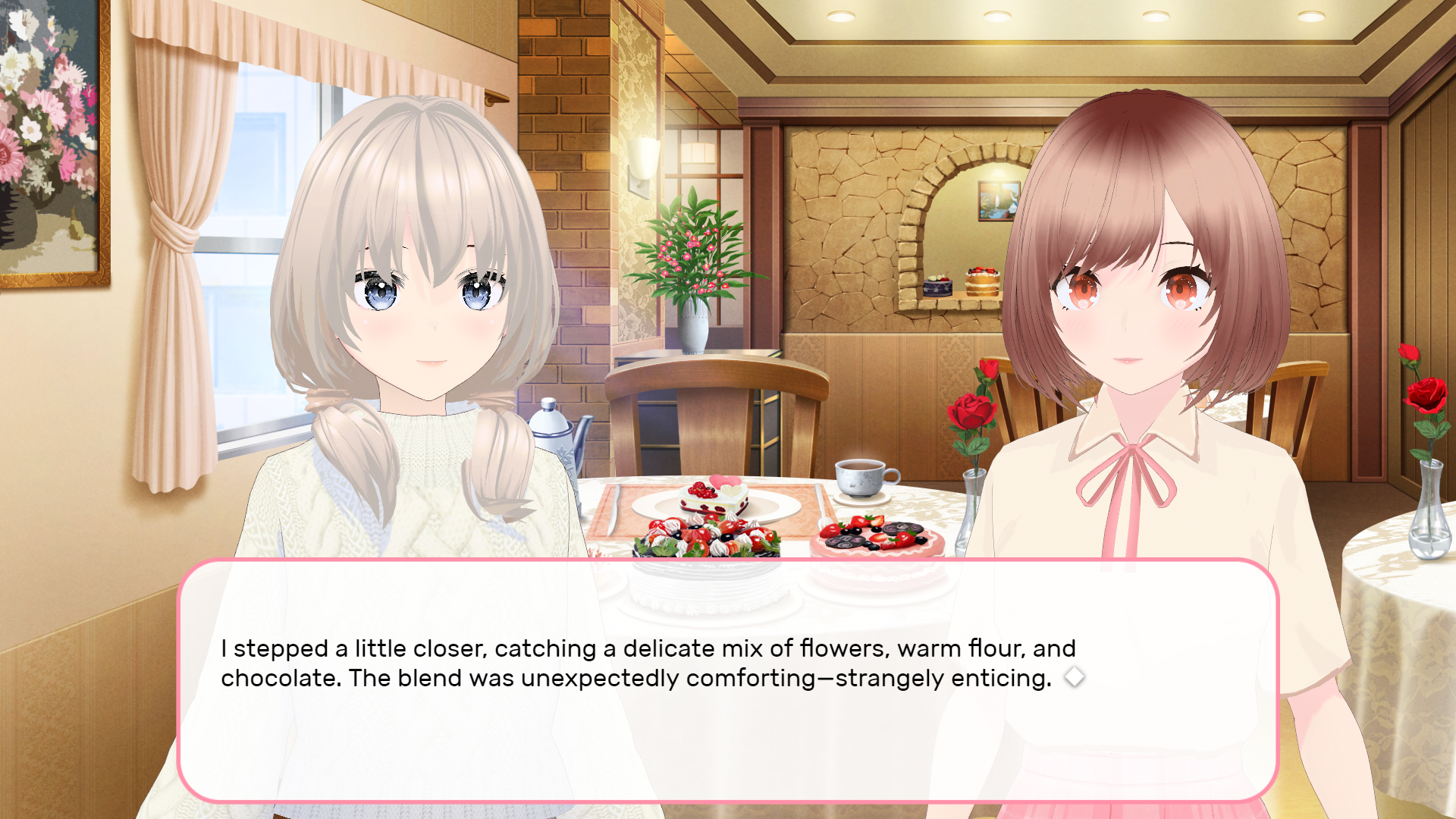 Screenshot 5 for A Sprinkle of Love - A Yuri Visual Novel