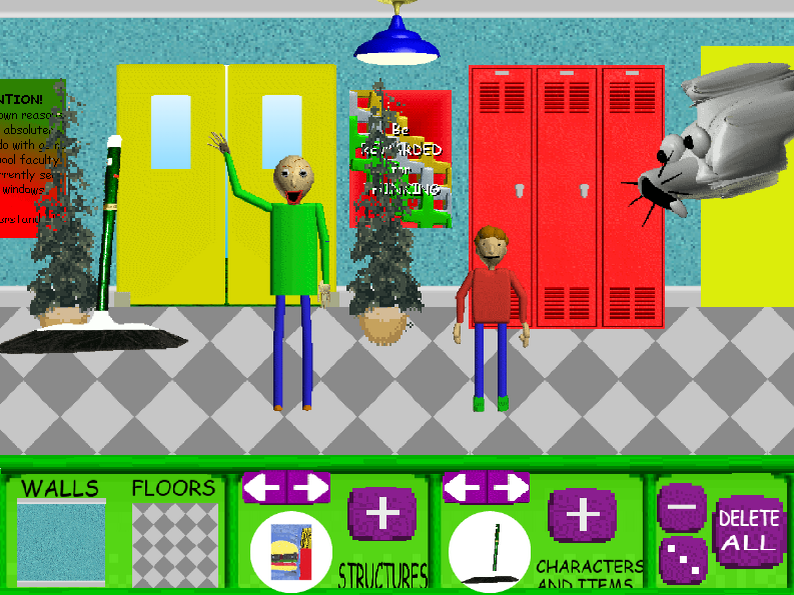 Baldi's BASICS: SCENE CREATOR by CarterFixGames