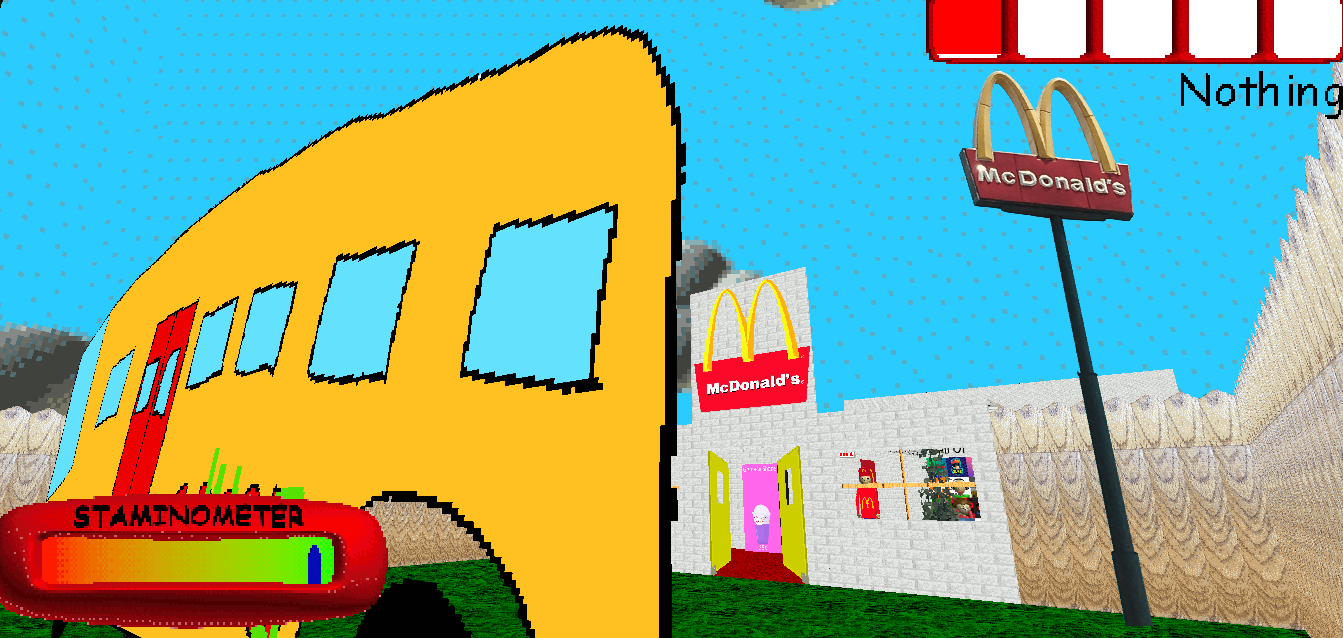 Baldi Works On McDonalds - Baldi Works On Mcdonald's by Gaming I.o