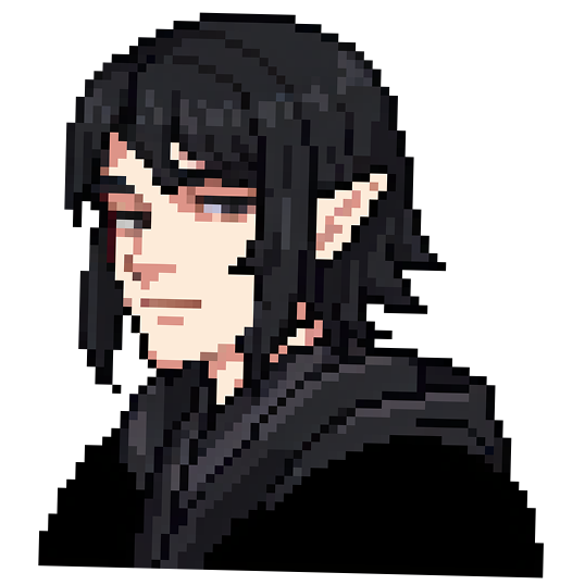 Dark Elf Portrait Pack — Pixel Art Mystic Busts for RPGs & Visual ...