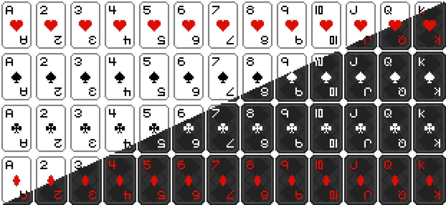 Standard Playing Card Color Code Standard Playing Cards by FagelTomten
