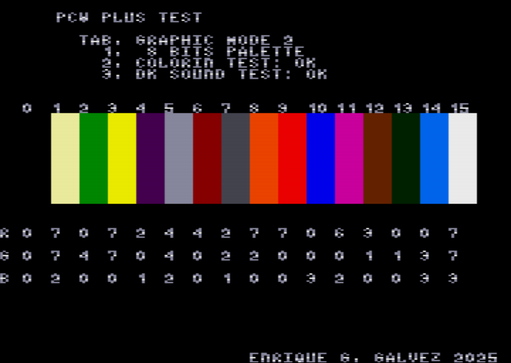 Screenshot 2 for Amstad PCW Plus test