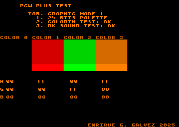 Screenshot 5 for Amstad PCW Plus test