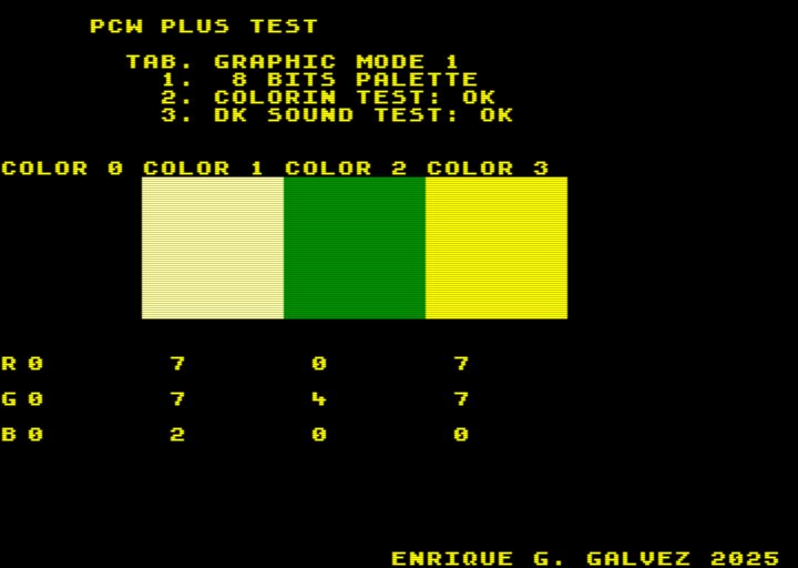 Screenshot 3 for Amstad PCW Plus test