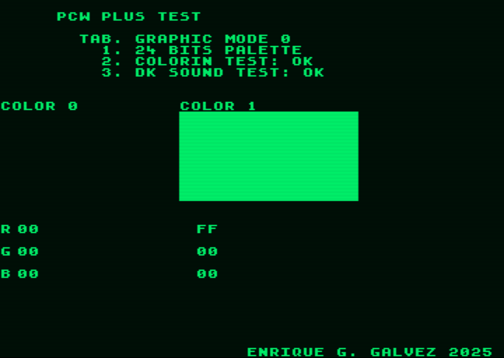 Screenshot 4 for Amstad PCW Plus test