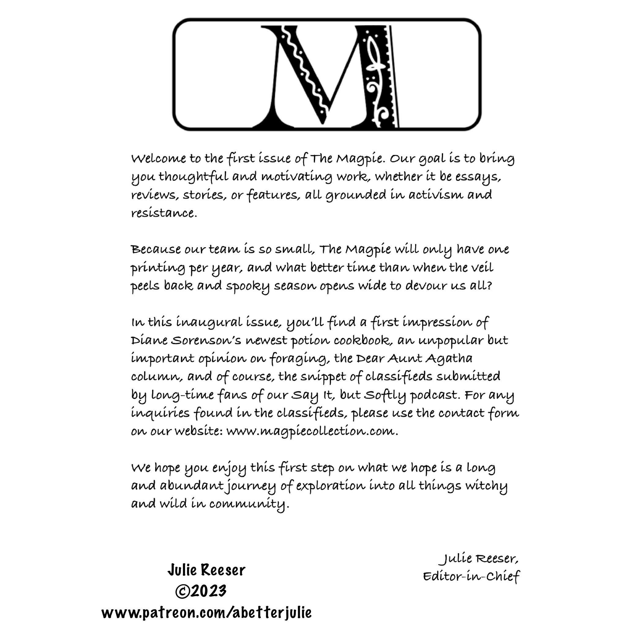 Screenshot 2 for The Magpie Volume 1 (2023)