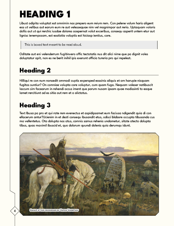 Screenshot 3 for Draw Steel Templates - Affinity 2, InDesign, Google Docs