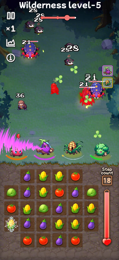 Screenshot 4 for Vegetable Match 3