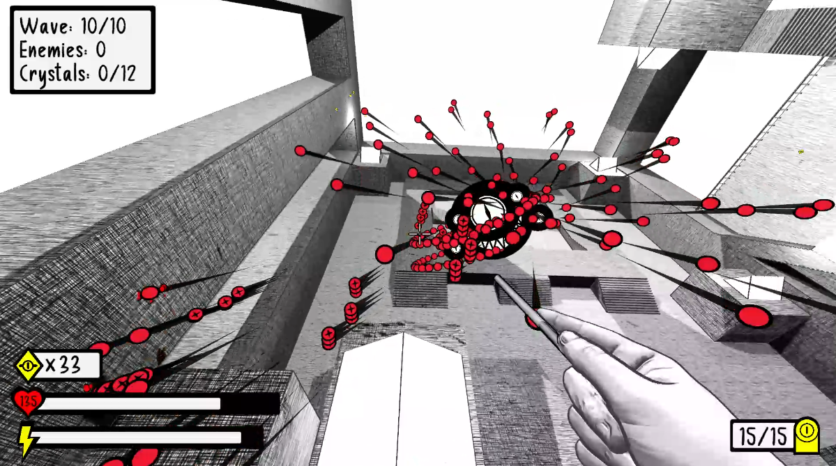 Screenshot 3 for Kuro - Fps bullet hell arena