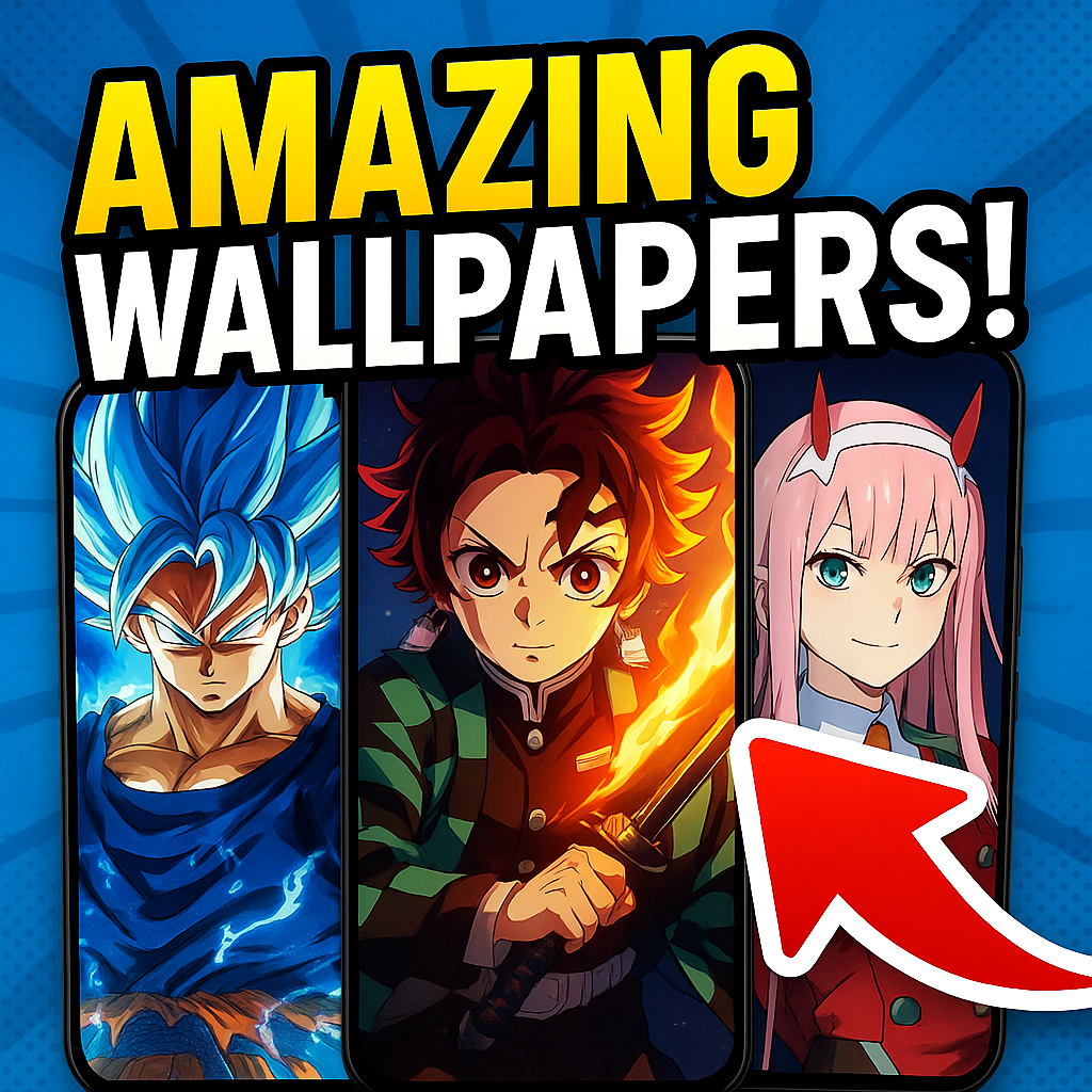Anime Wallpaper App [INCLUDES APK/PROJECT FILES] by DRAGGONE STUDIO