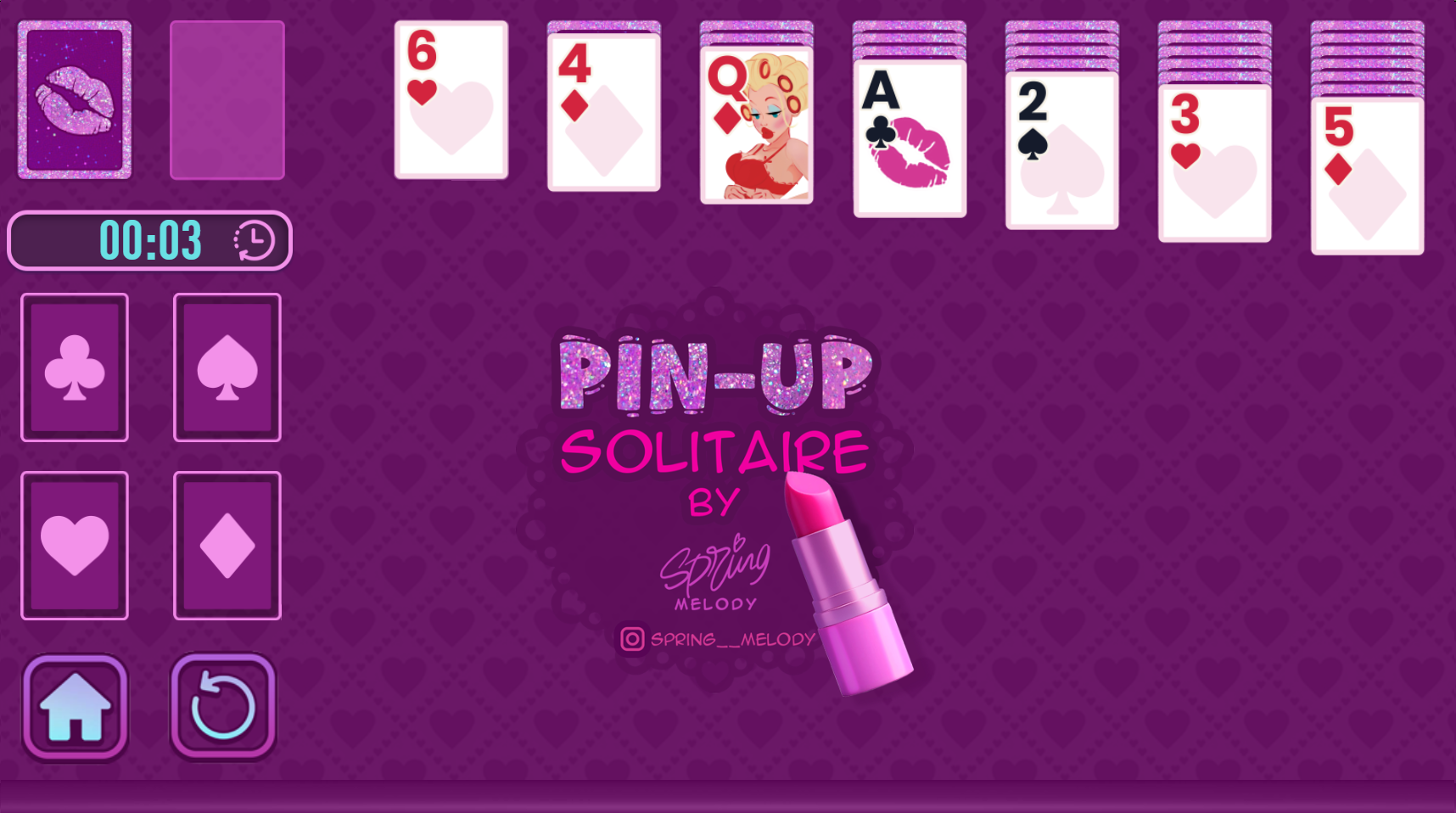 Screenshot 2 for Pin-Up Solitaire — A Retro Card Game Experience