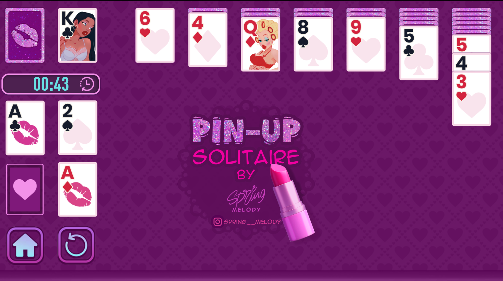 Screenshot 4 for Pin-Up Solitaire — A Retro Card Game Experience