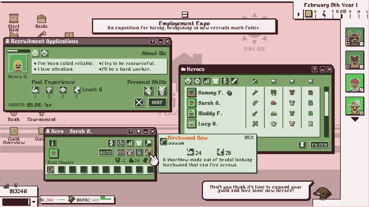 Screenshot 5 for Heroes For Hire - Demo Day (whatever were on now)