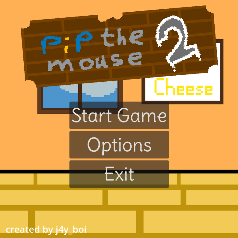 Main menu of game