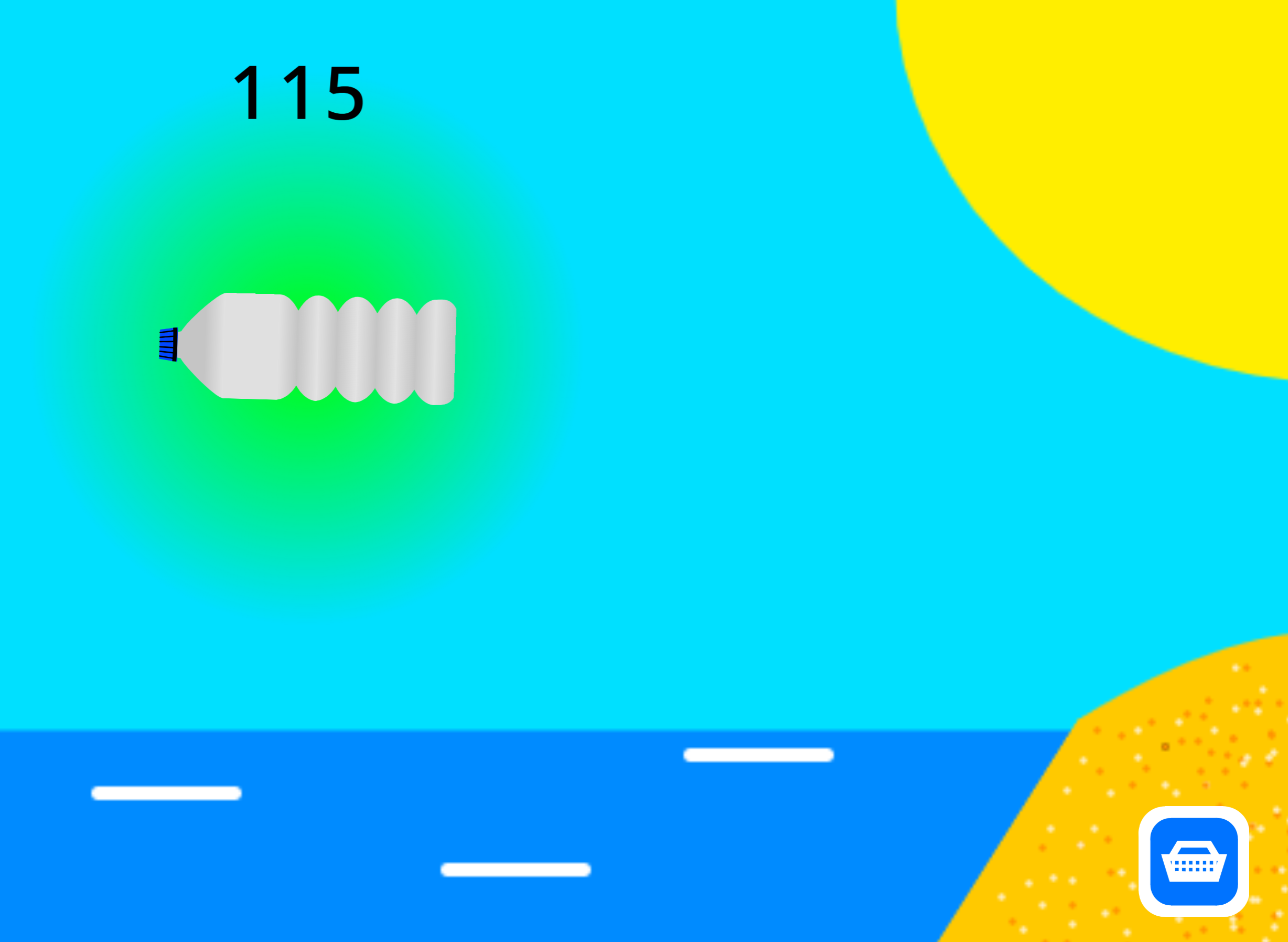 Screenshot 2 for Ocean Bottle Clicker 0.0