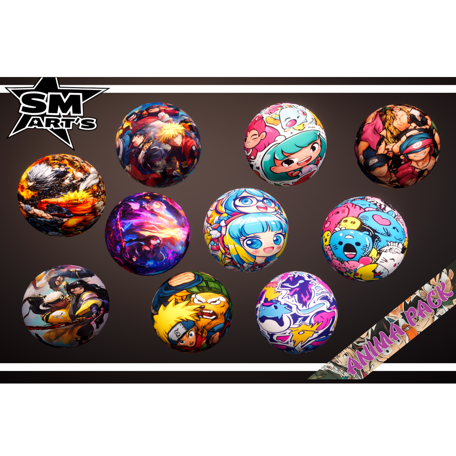 Anima Texture Pack – 100 High-Quality Stylized Materials by SM ART'S