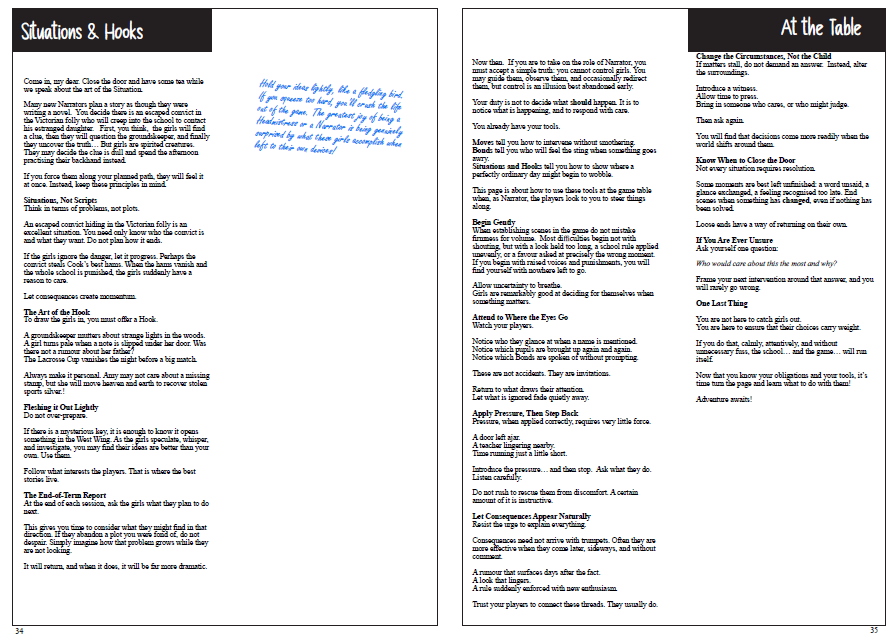 Screenshot 3 for Blaydon Grange - boarding school ttrpg
