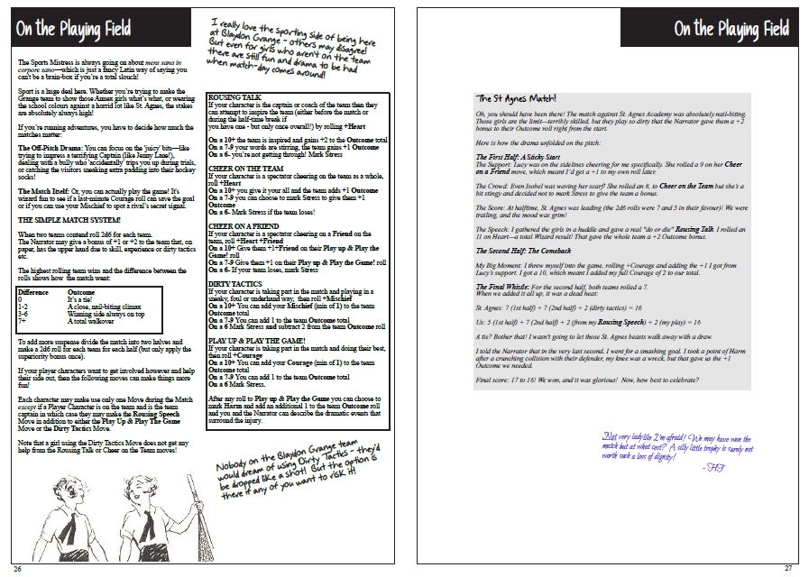 Screenshot 5 for Blaydon Grange - boarding school ttrpg