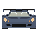 Pixel Car Racer Sprite Free Pixel Car Racing #3 (GT1) (+1 Variants) by Pay 'n' Sprite