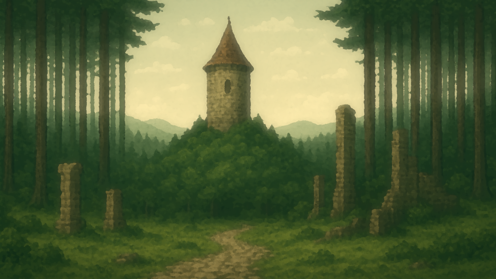 Medieval Math Background 24 Fantasy Medieval Backgrounds. Game Ready. 16:9 by maciaz