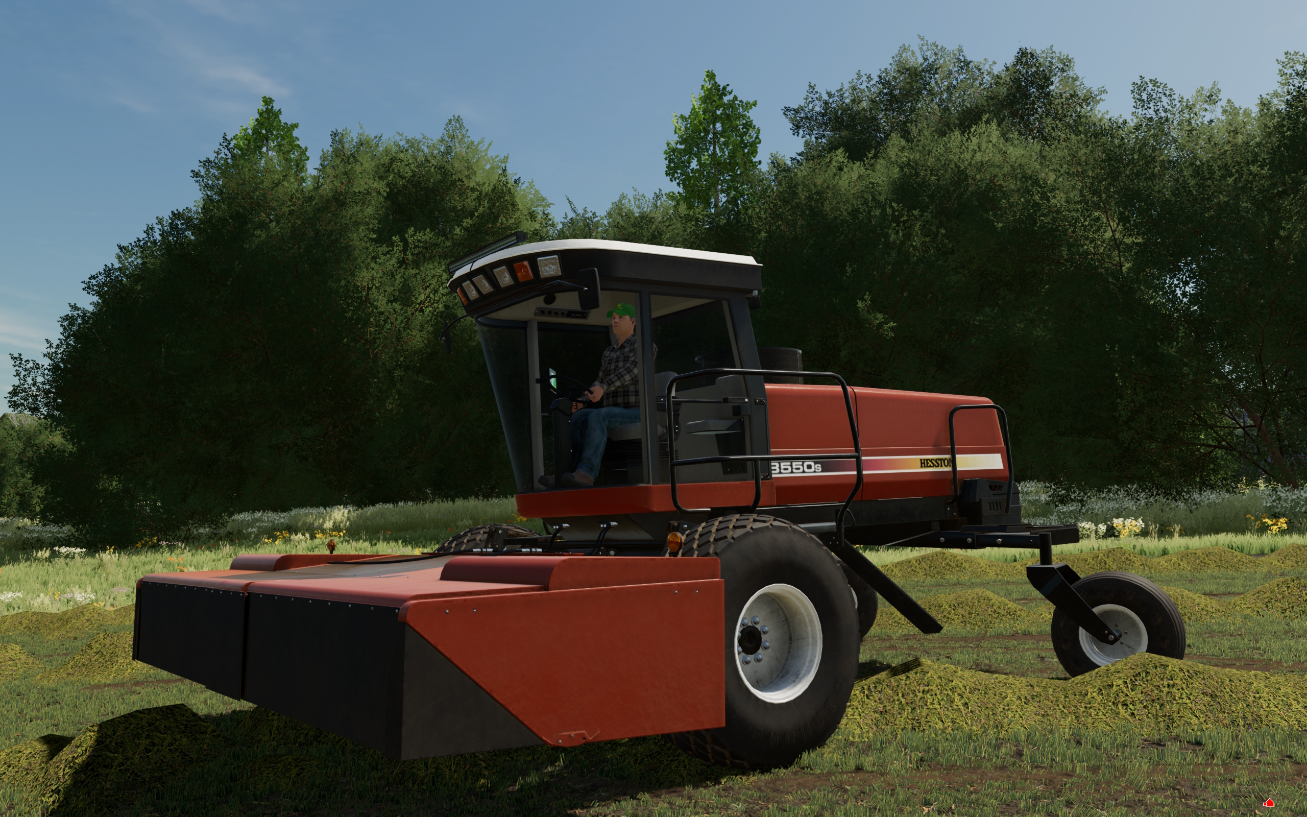 FS22 AGCO Swather Pack Edit by Green Acres Modding