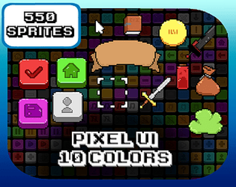 Pixel Ui Library Ultimate UI Pixel Asset Pack by Myuxen