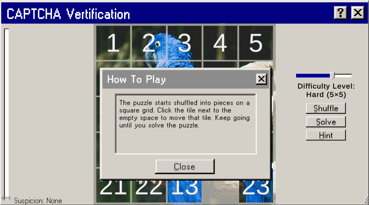 Screenshot 3 for Are you a Human? - 8 Puzzle Game