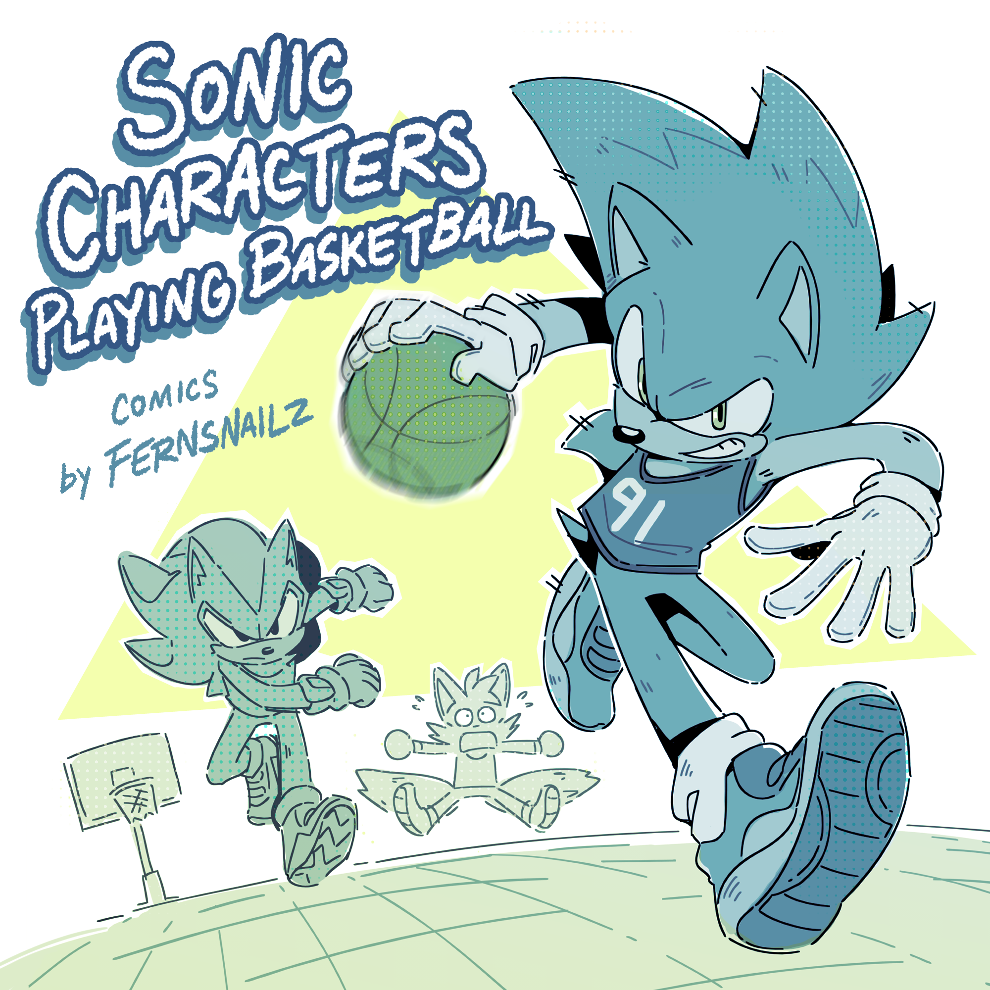 Screenshot 2 for Sonic Characters Playing Basketball