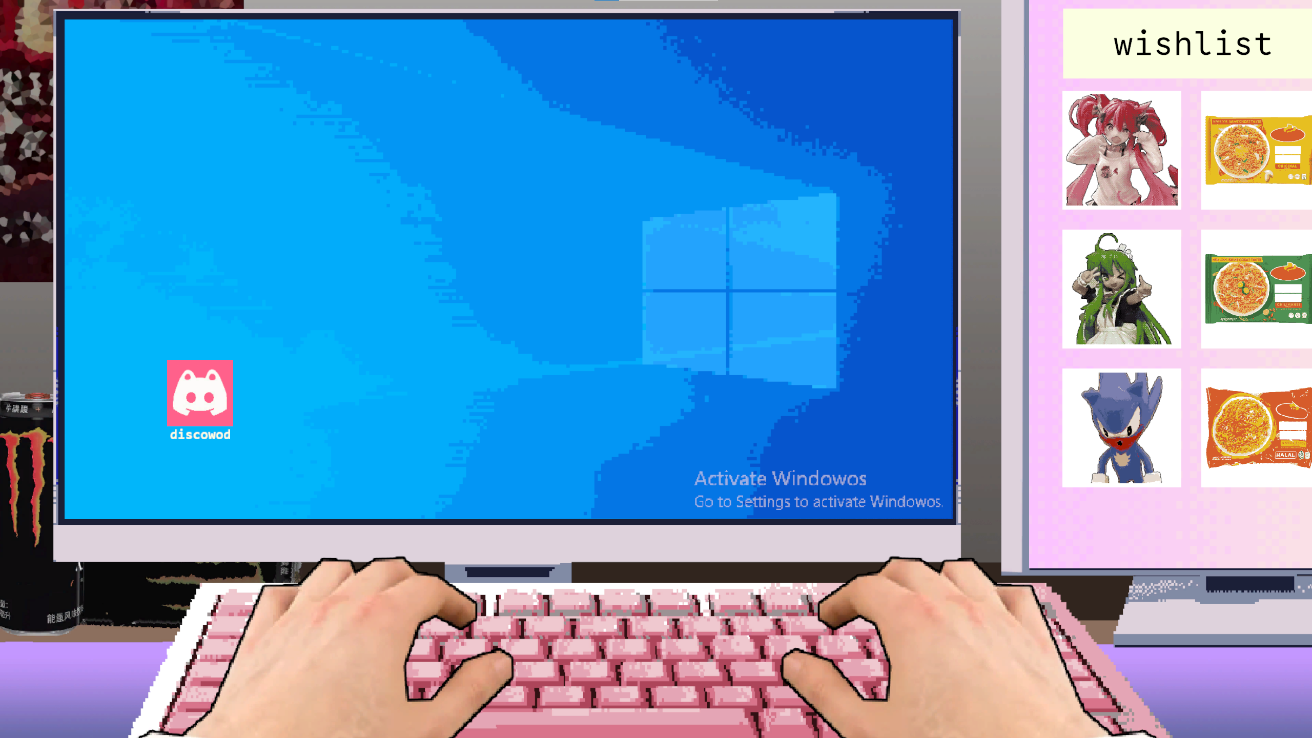 Screenshot 2 for Discowod Kitten Typing Sim