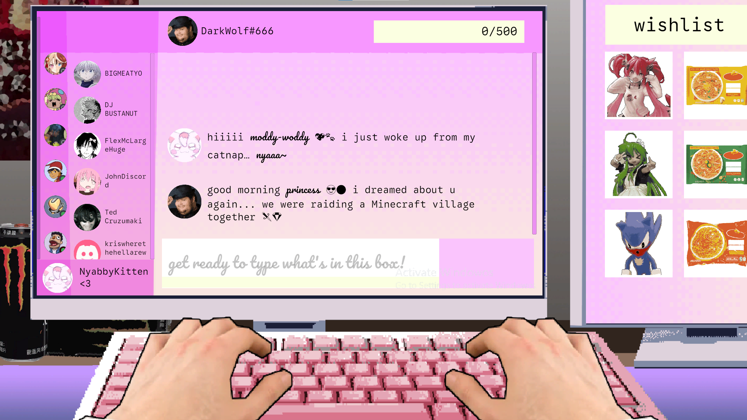 Screenshot 3 for Discowod Kitten Typing Sim