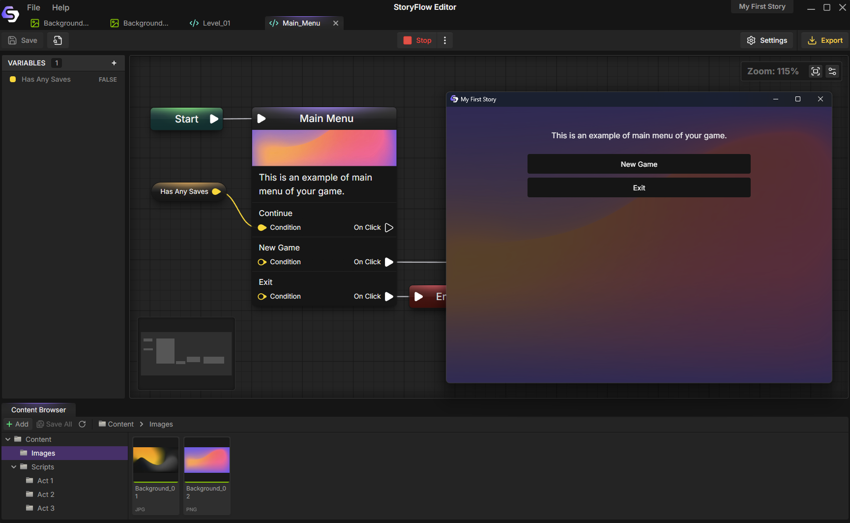 StoryFlow Editor by Soulstices