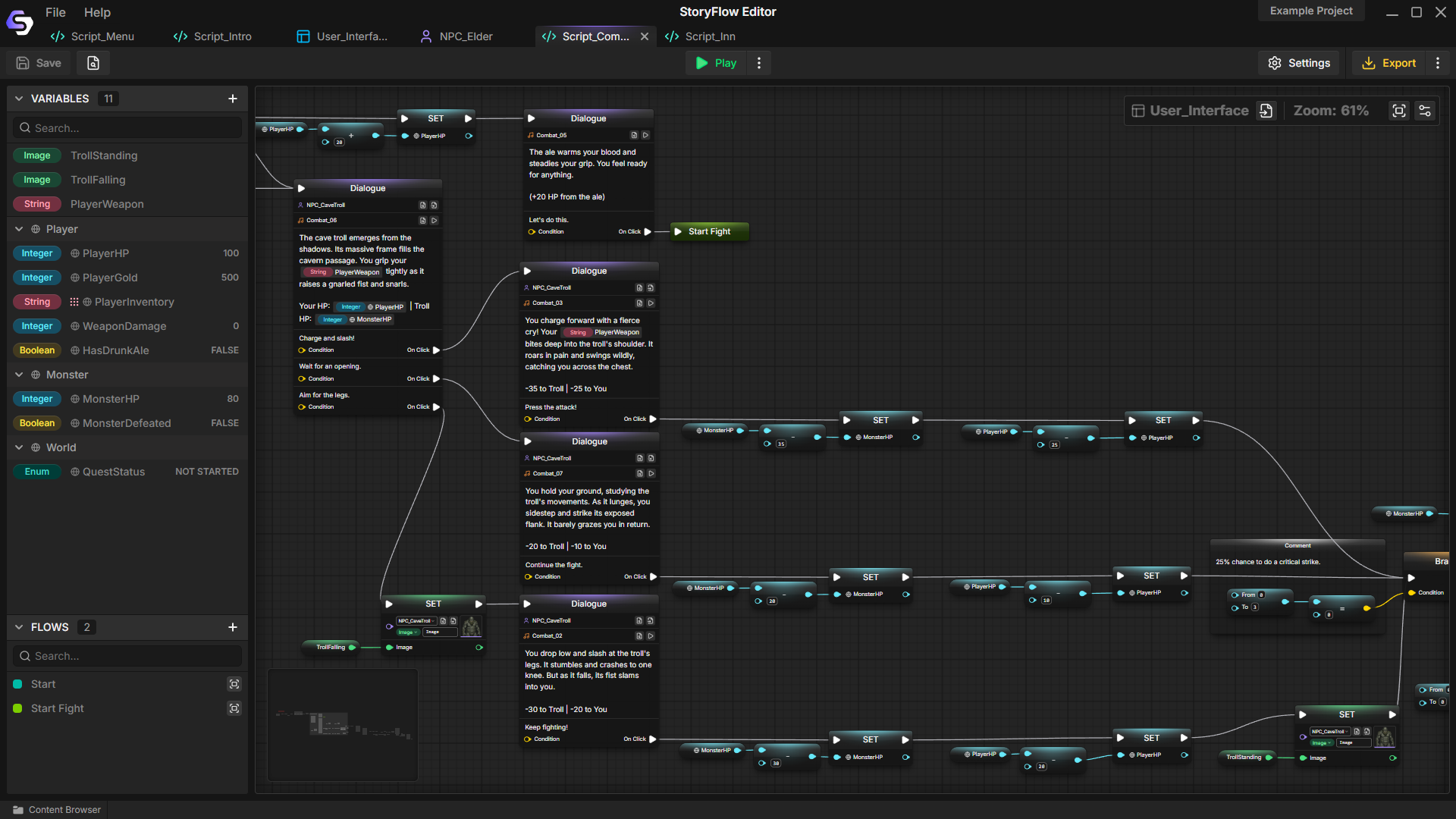 Screenshot 5 for StoryFlow Editor