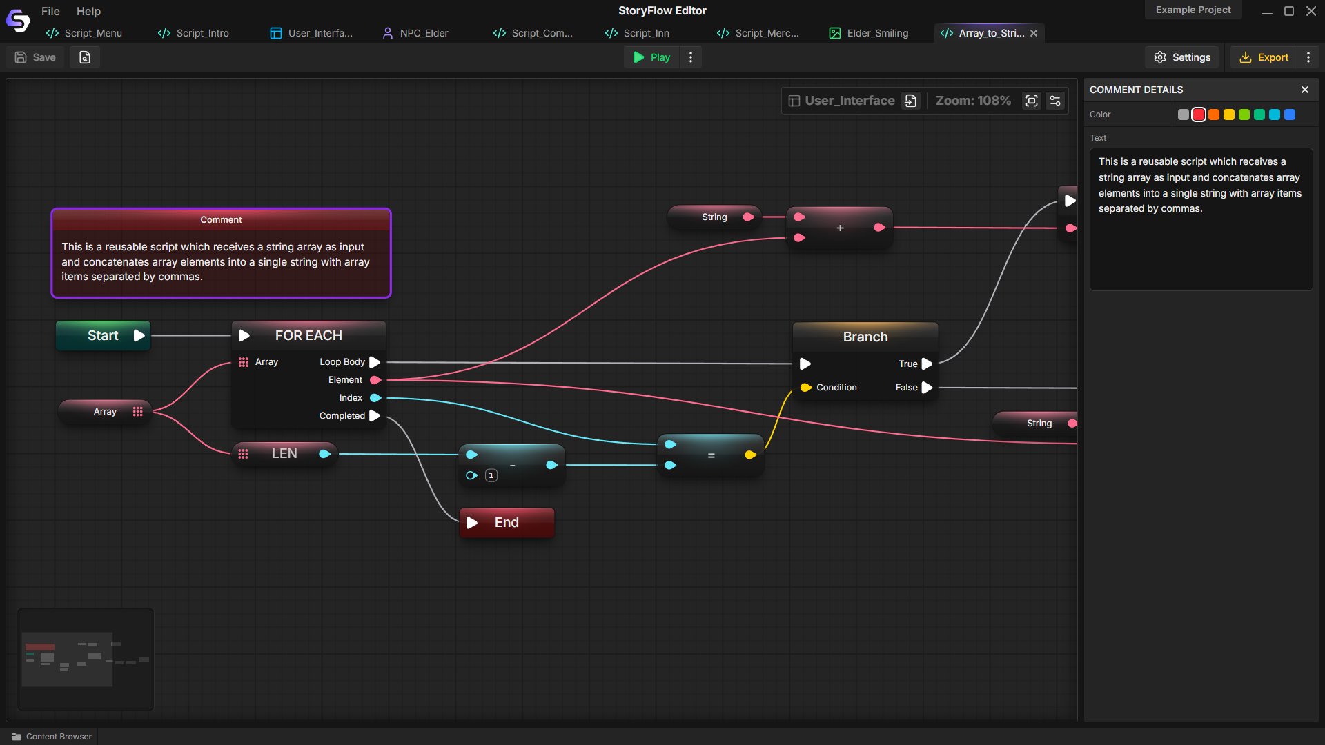 Screenshot 7 for StoryFlow Editor