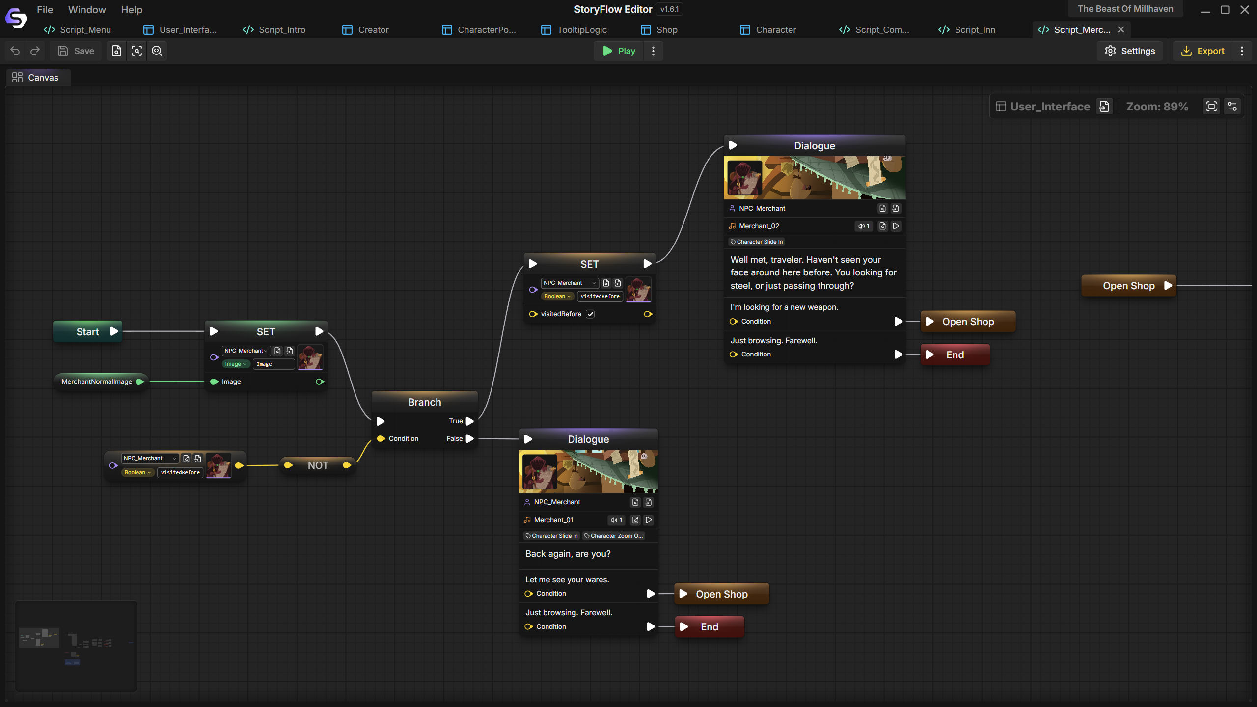 Screenshot 6 for StoryFlow Editor
