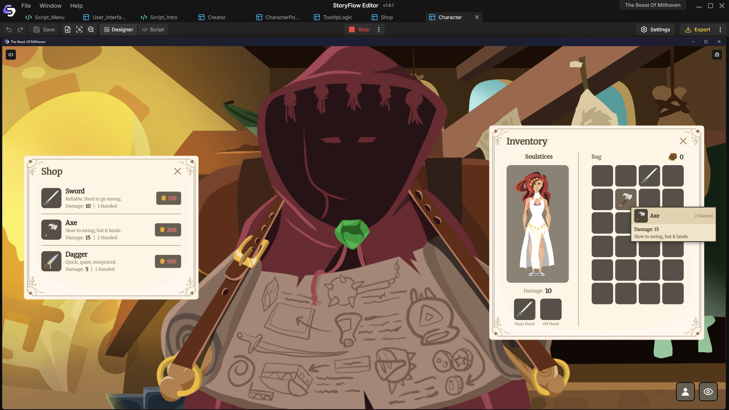 Screenshot 7 for StoryFlow Editor