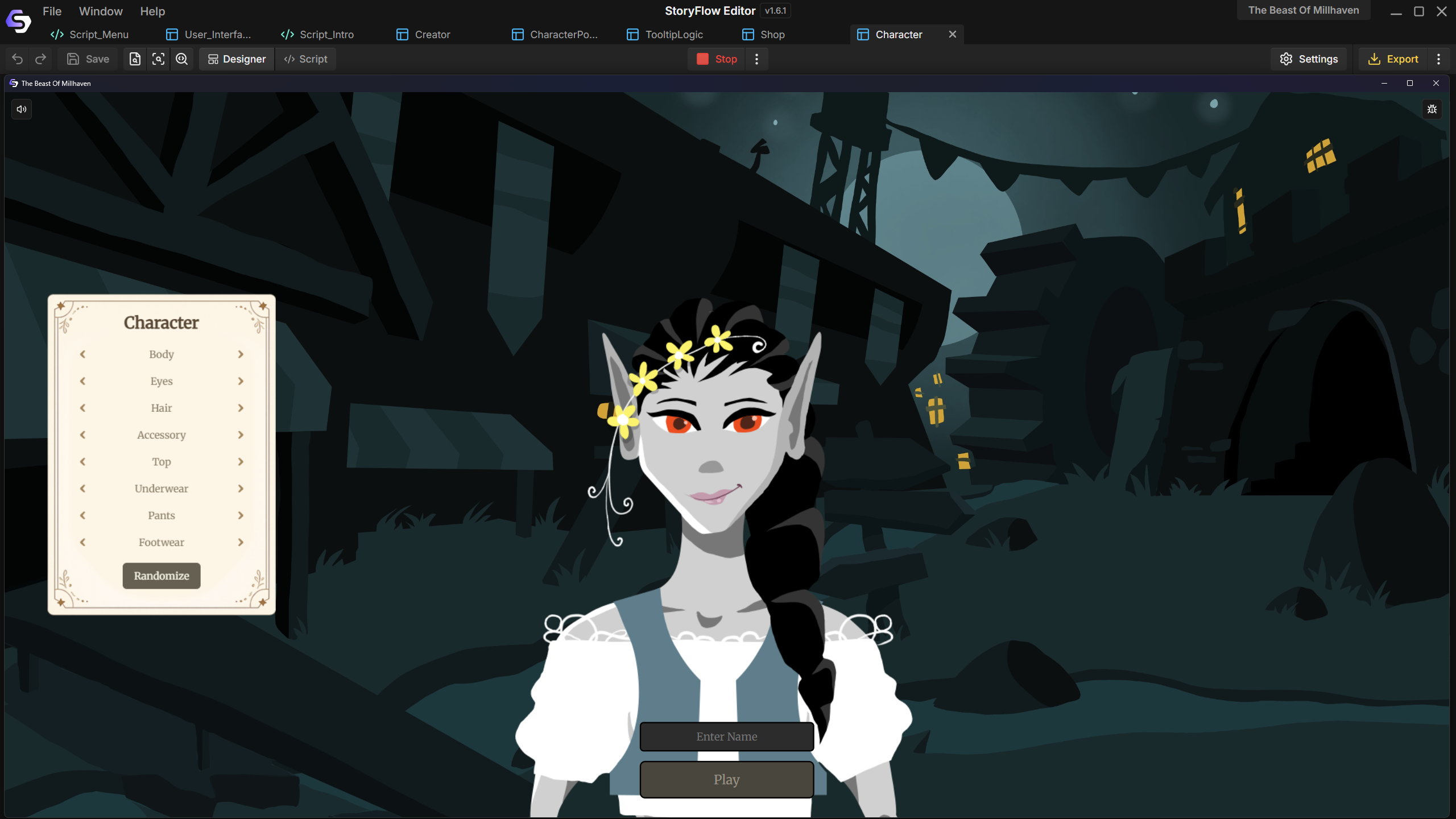 Screenshot 9 for StoryFlow Editor