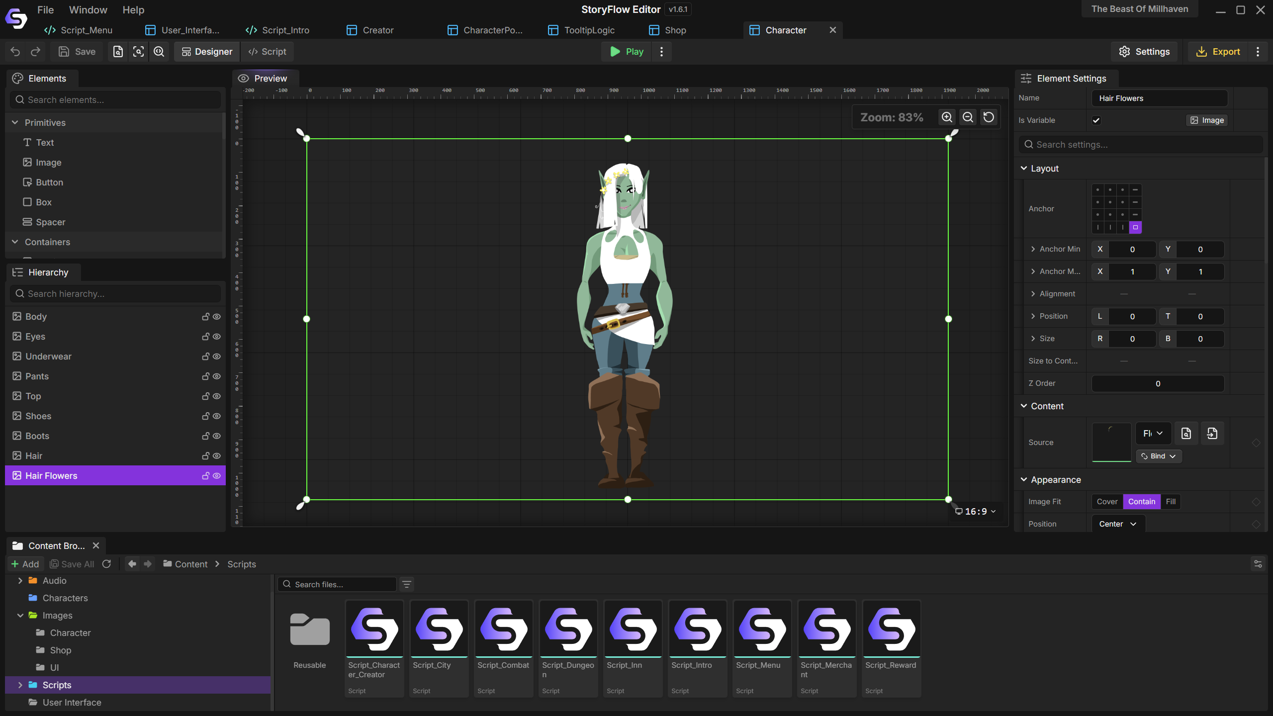 Screenshot 10 for StoryFlow Editor