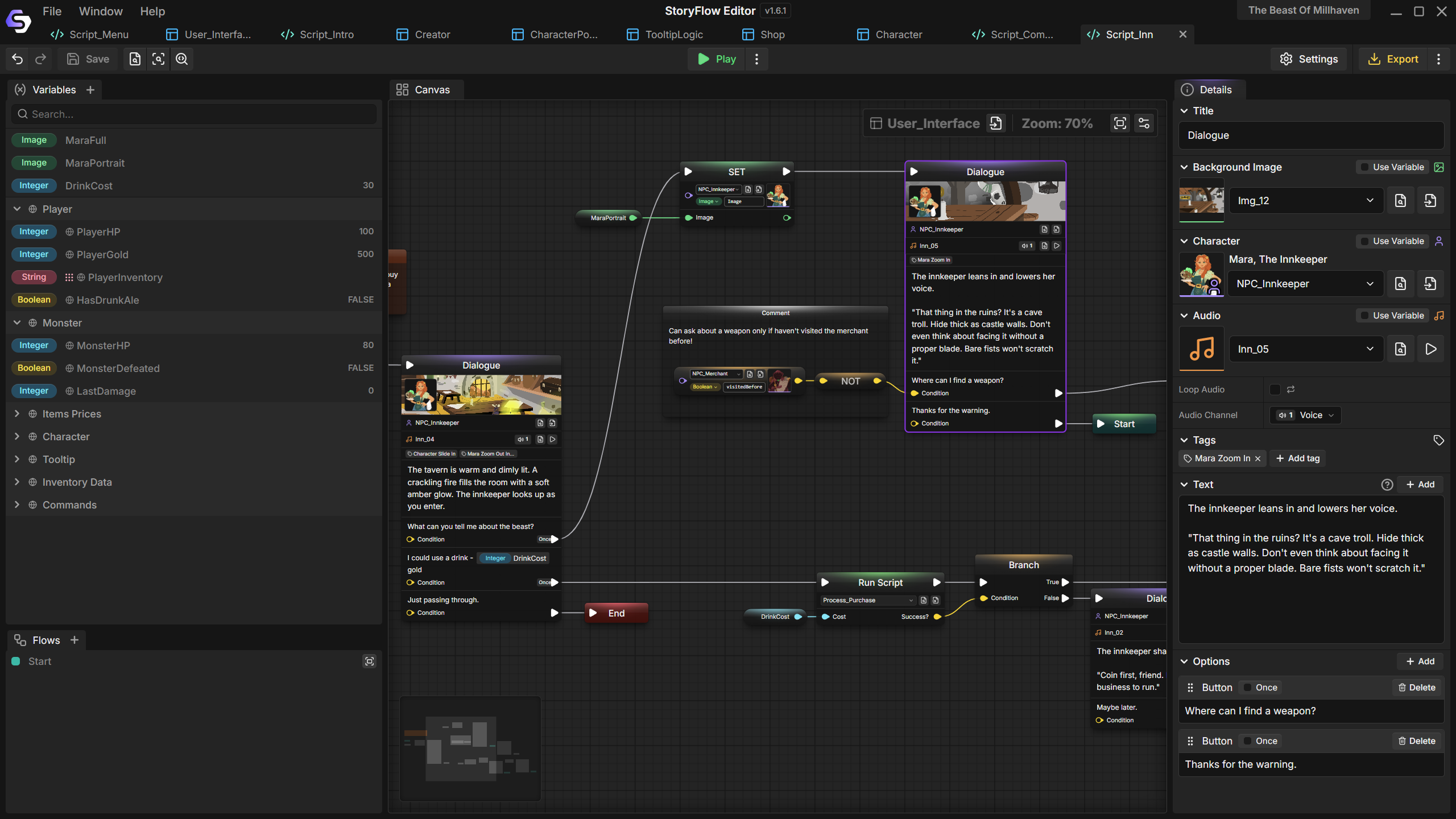Screenshot 5 for StoryFlow Editor