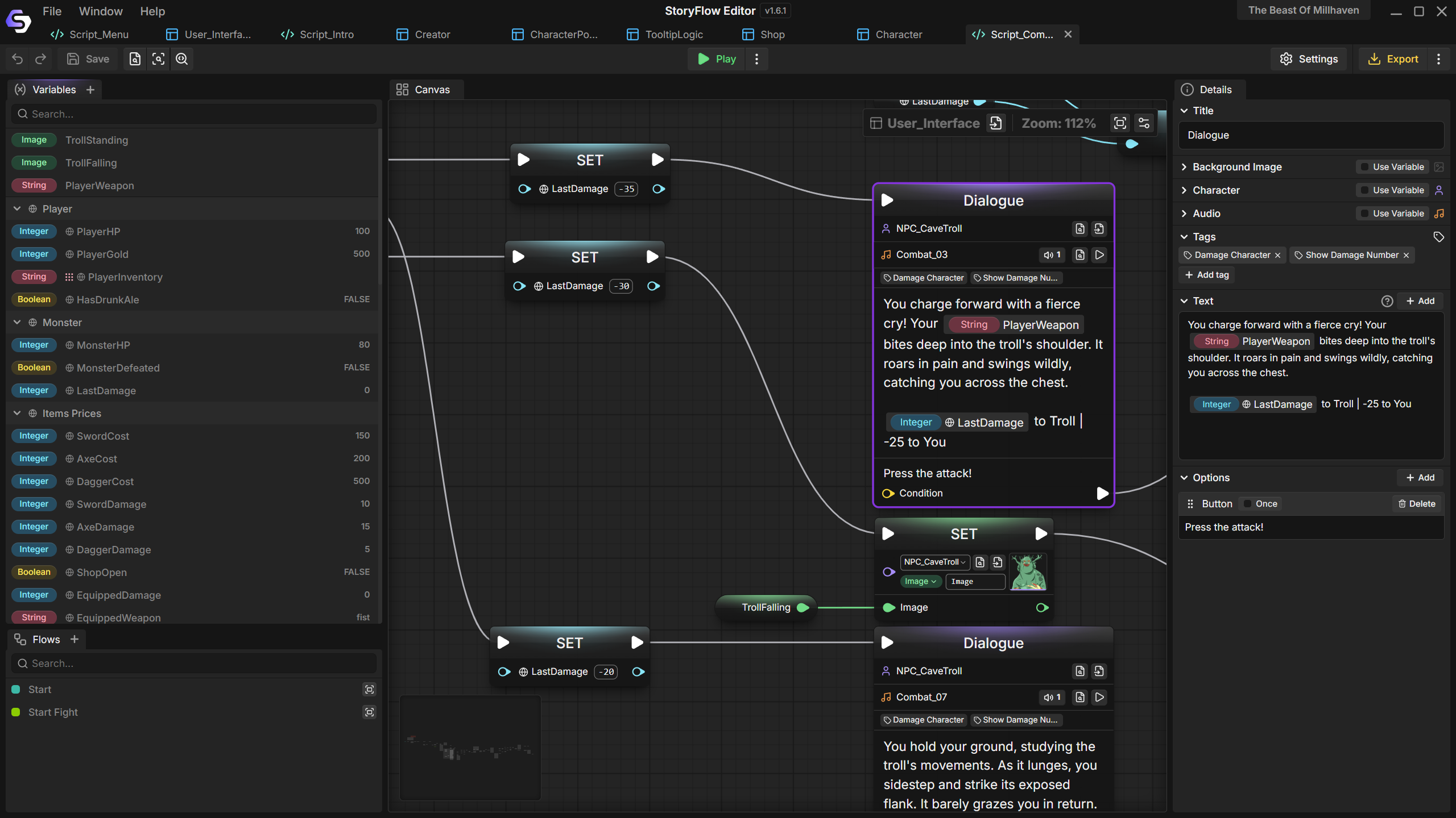 Screenshot 8 for StoryFlow Editor