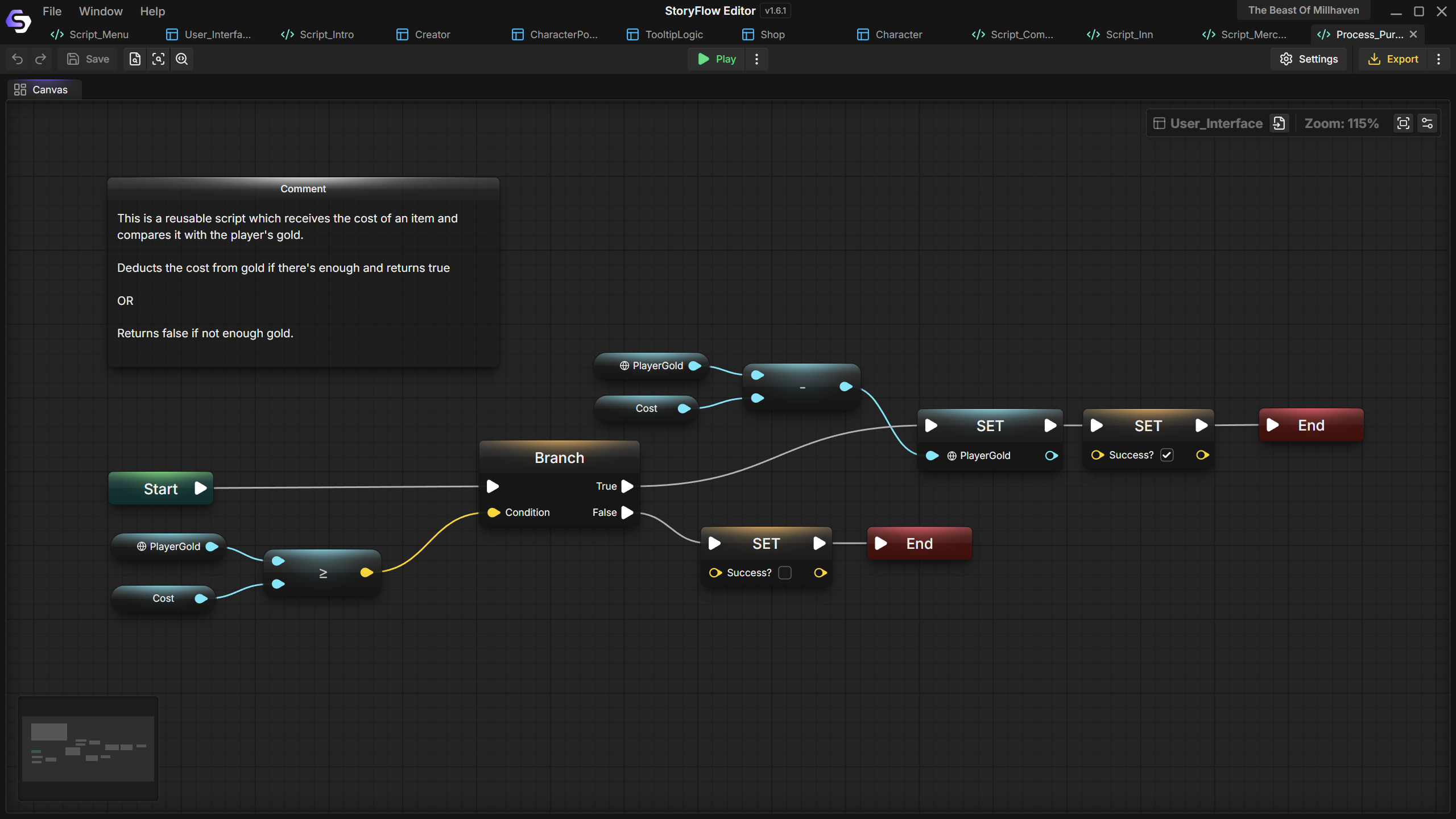 Screenshot 3 for StoryFlow Editor